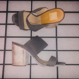 DOLCE VITA Esme Heels Mules Sandals Chunky Block